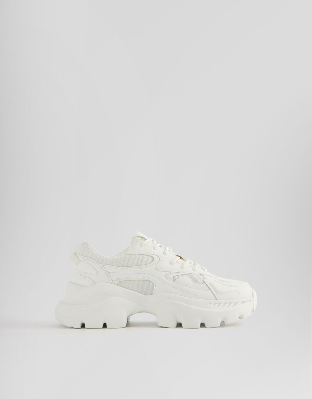 Contrast studded sole trainers