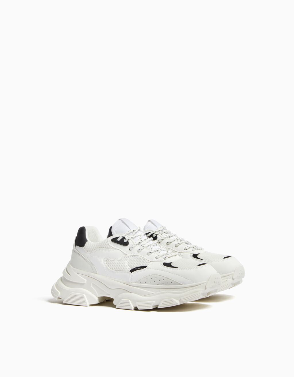 Mens thick sole best sale trainers