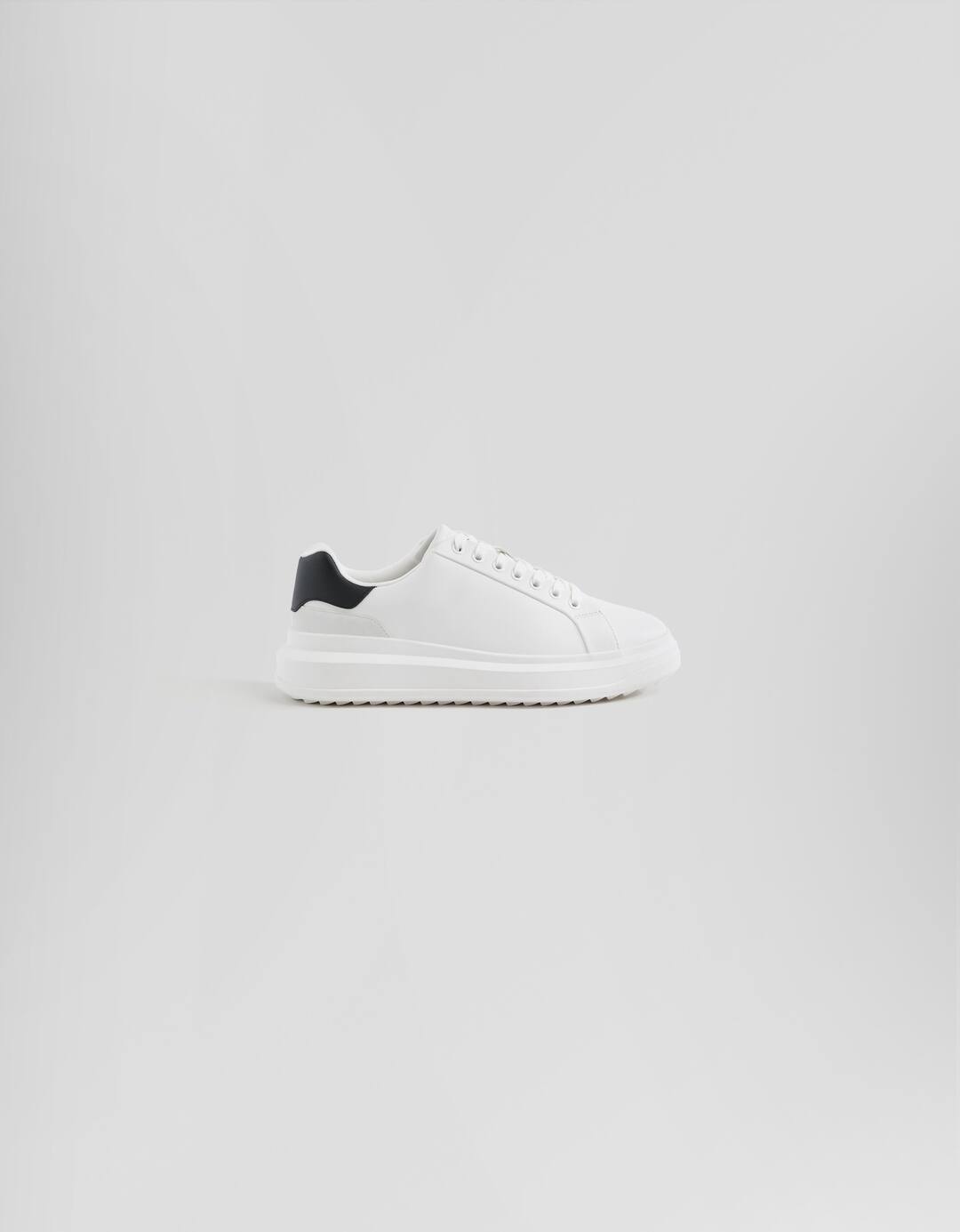 Contrast chunky sole trainers