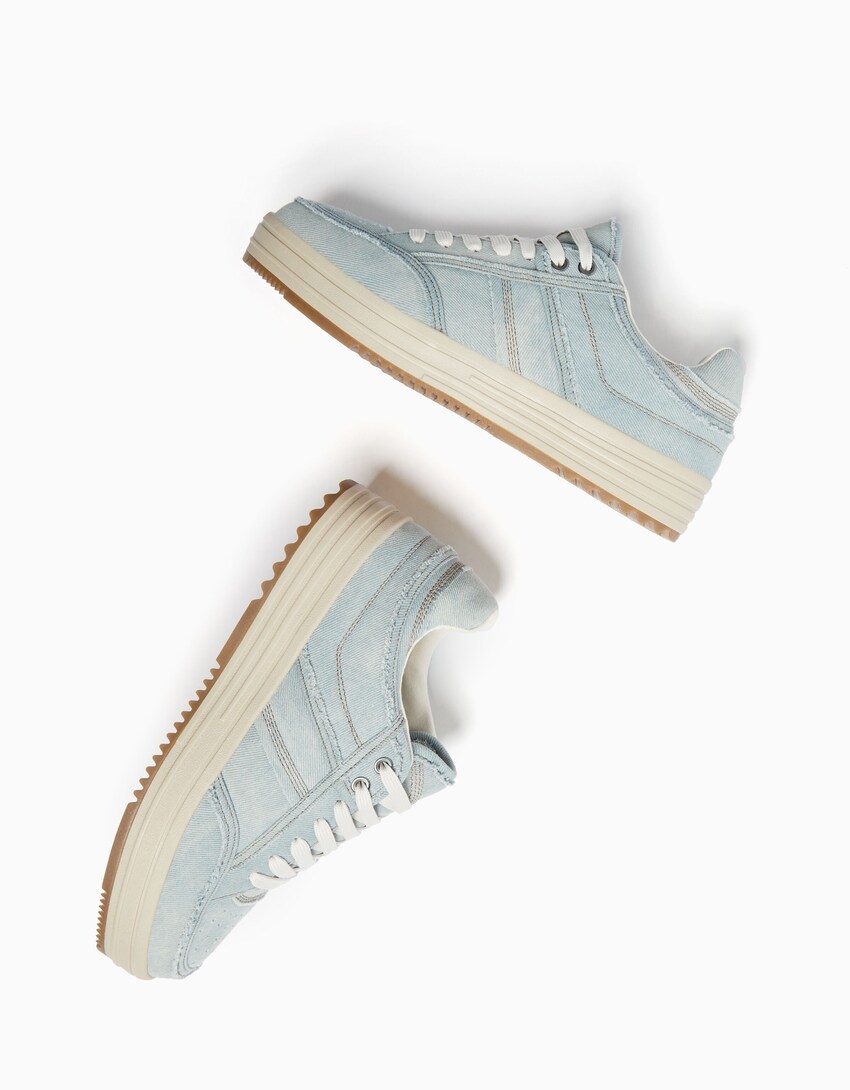 Denim zapatilak, gizonentzat-Urdina-2