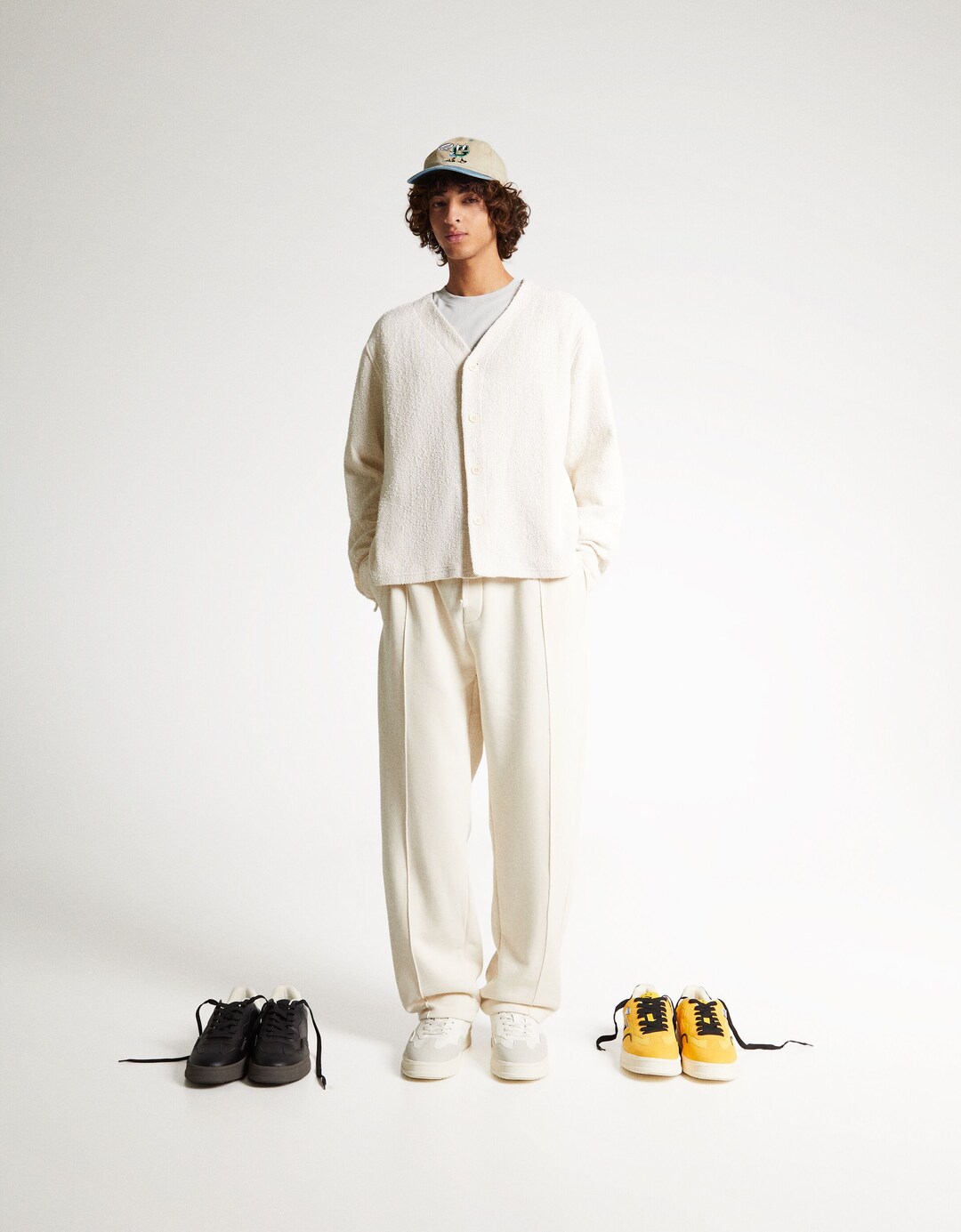 Men's contrast trainers