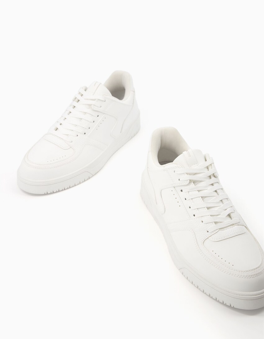 Męskie wielowarstwowe buty sportowe-Biały-2