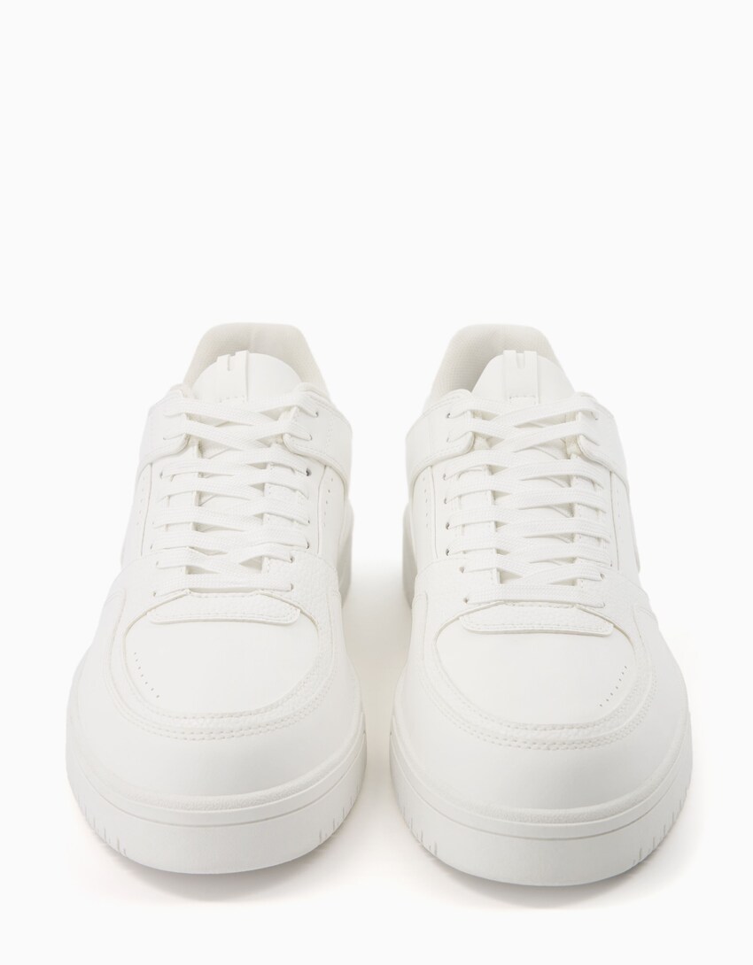 Męskie wielowarstwowe buty sportowe-Biały-3