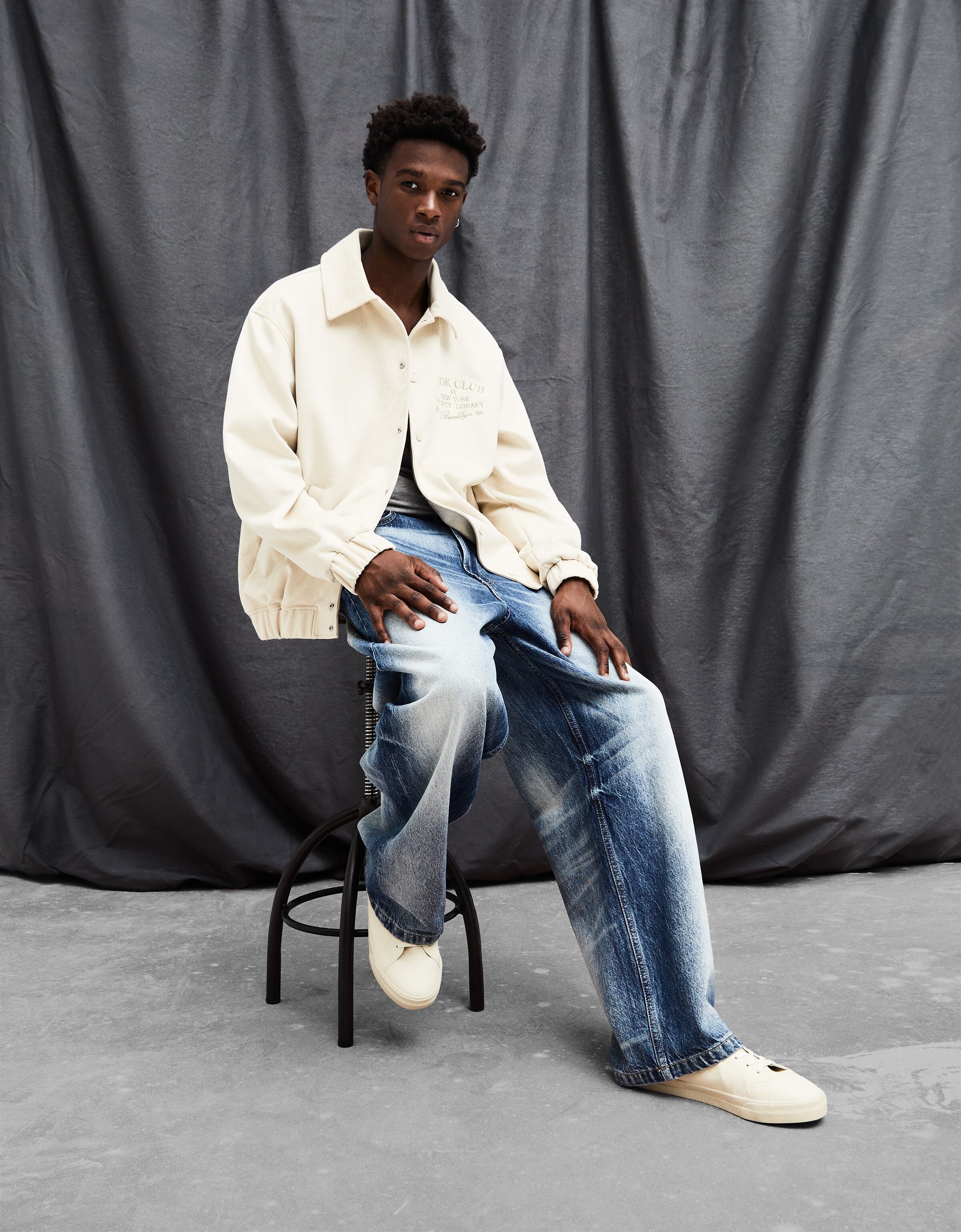Sneakers tinta unita uomo Uomo Bershka