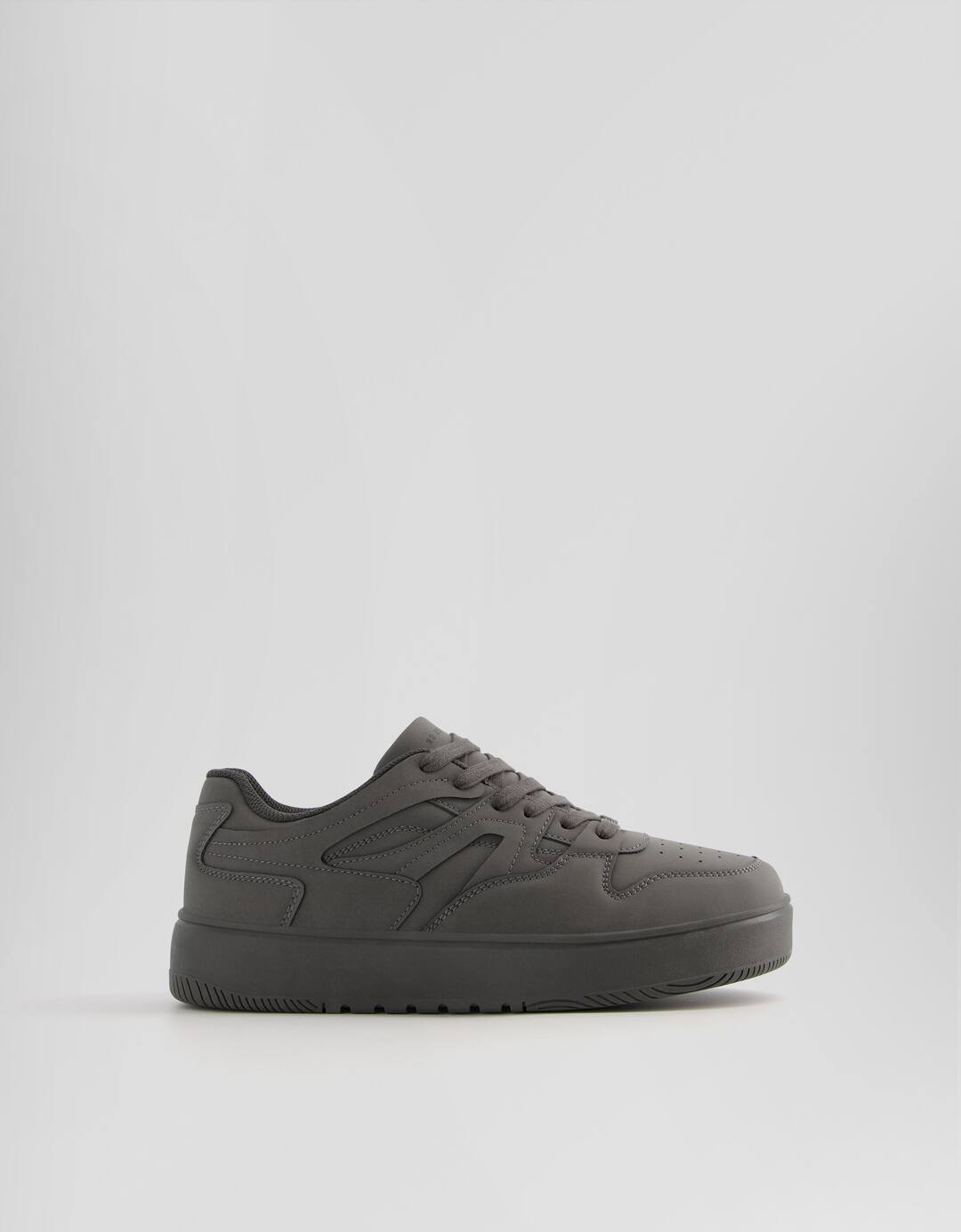 Men’s monochrome multi-piece trainers