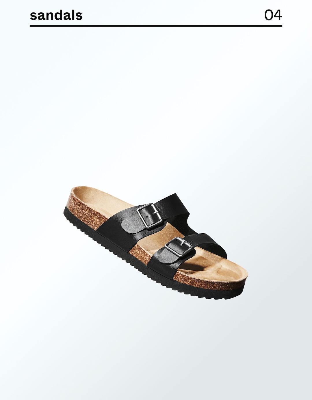 Sandalia PIEL hebillas hombre