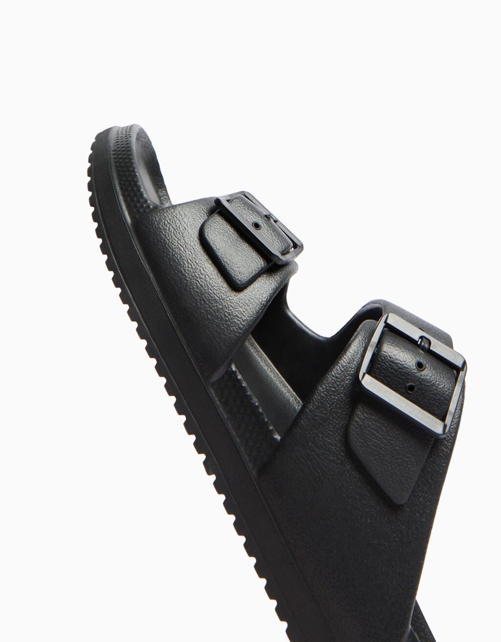 Men’s rubberised sandals with buckles - Men | Bershka
