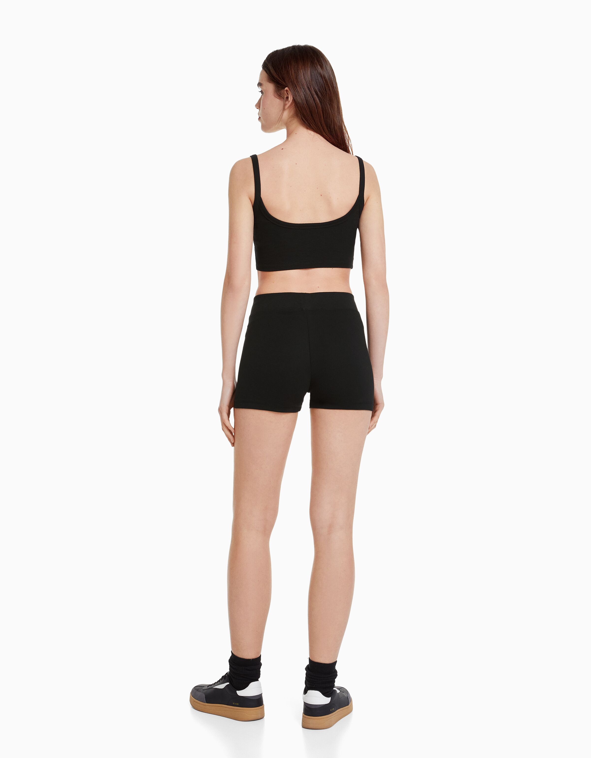 Top and shorts set Women Bershka