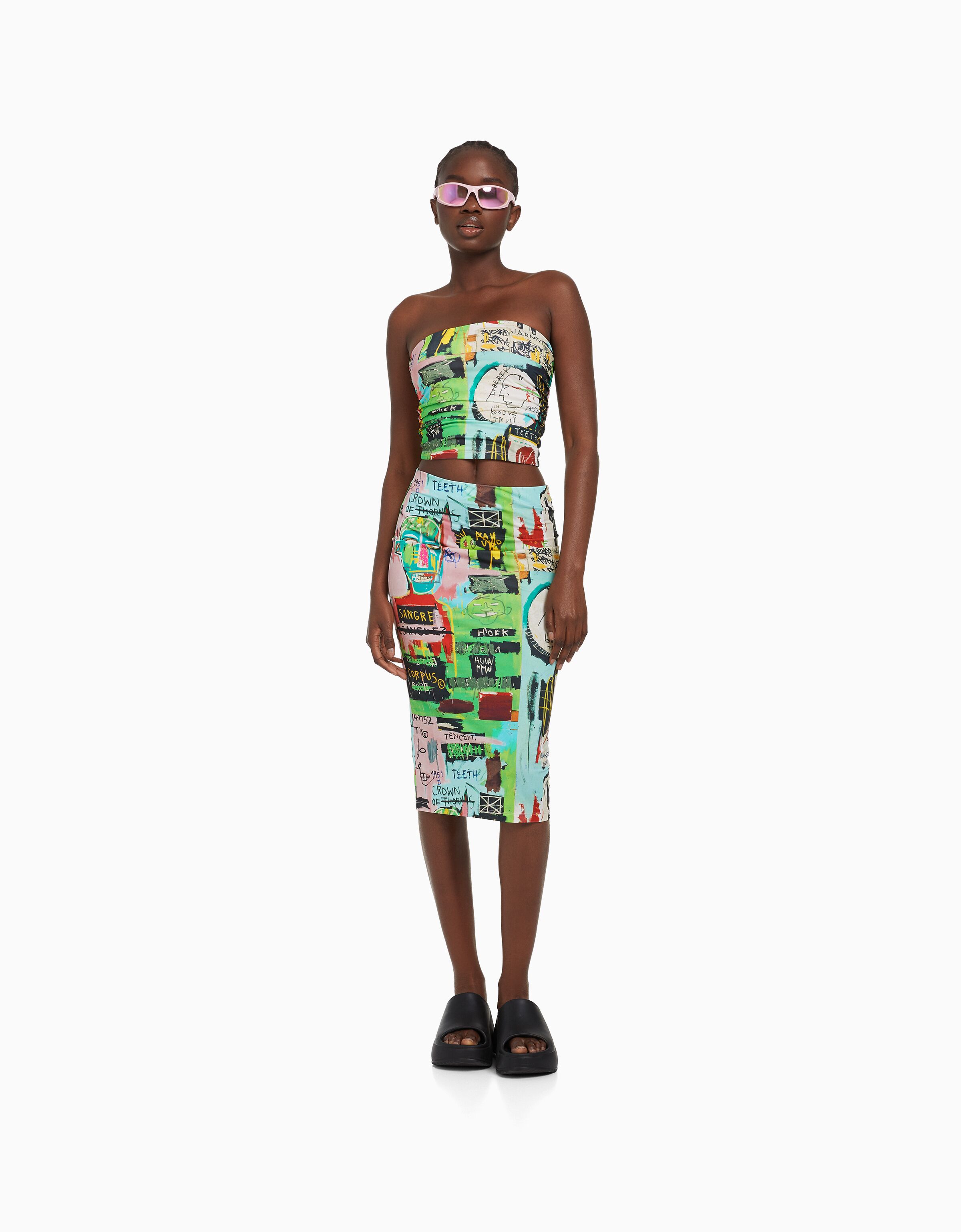 Set top e gonna Jean Michel Basquiat Collaborations Donna