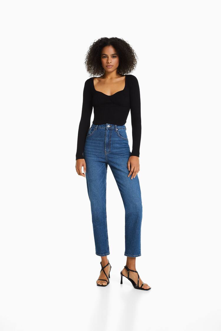 Slim comfort fit mom jeans