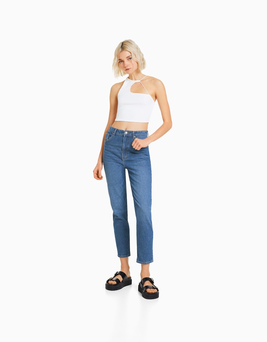 Slim comfort fit - Jeans - Women | Bershka