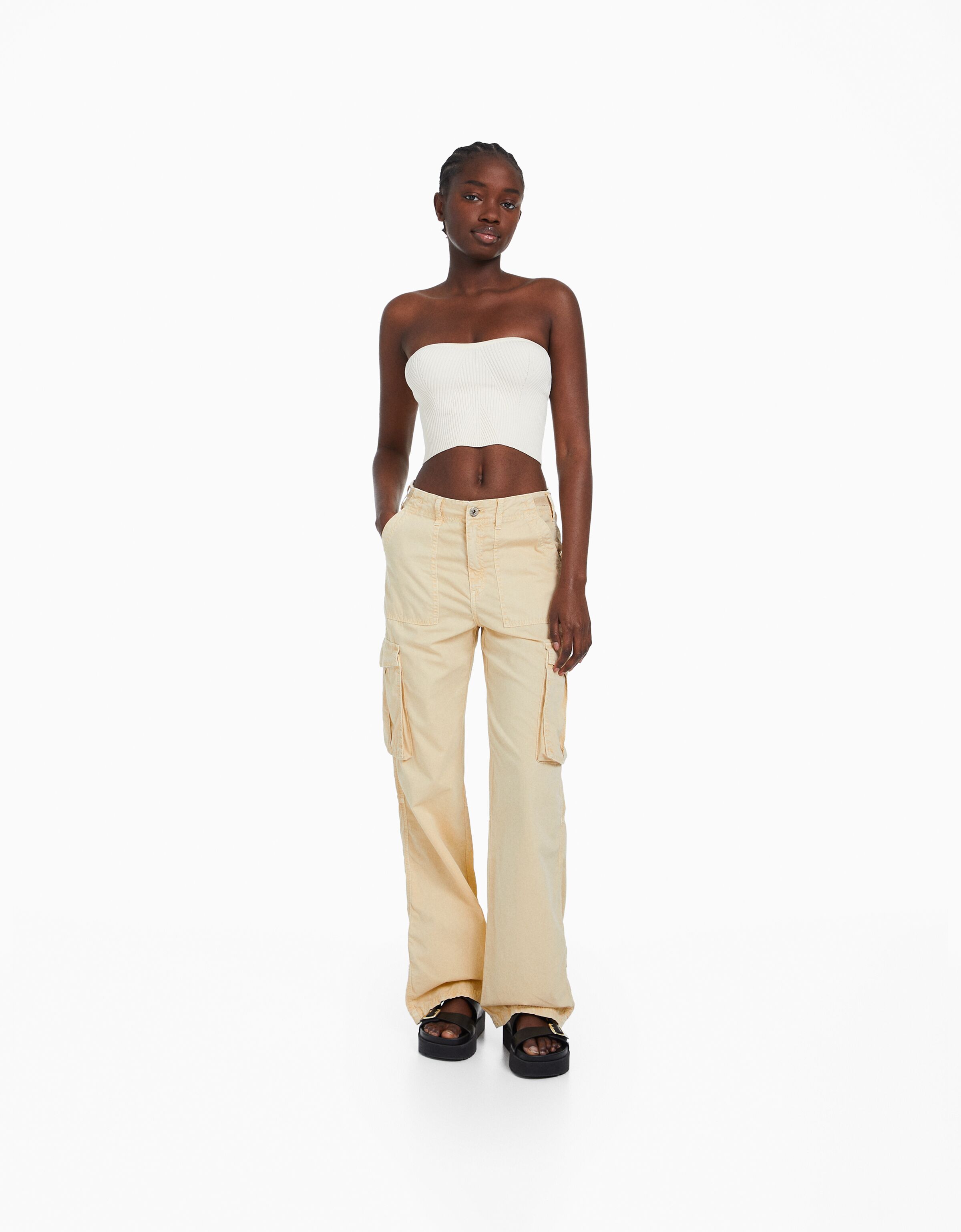 Womens Cargo Trousers  Explore our New Arrivals  ZARA India