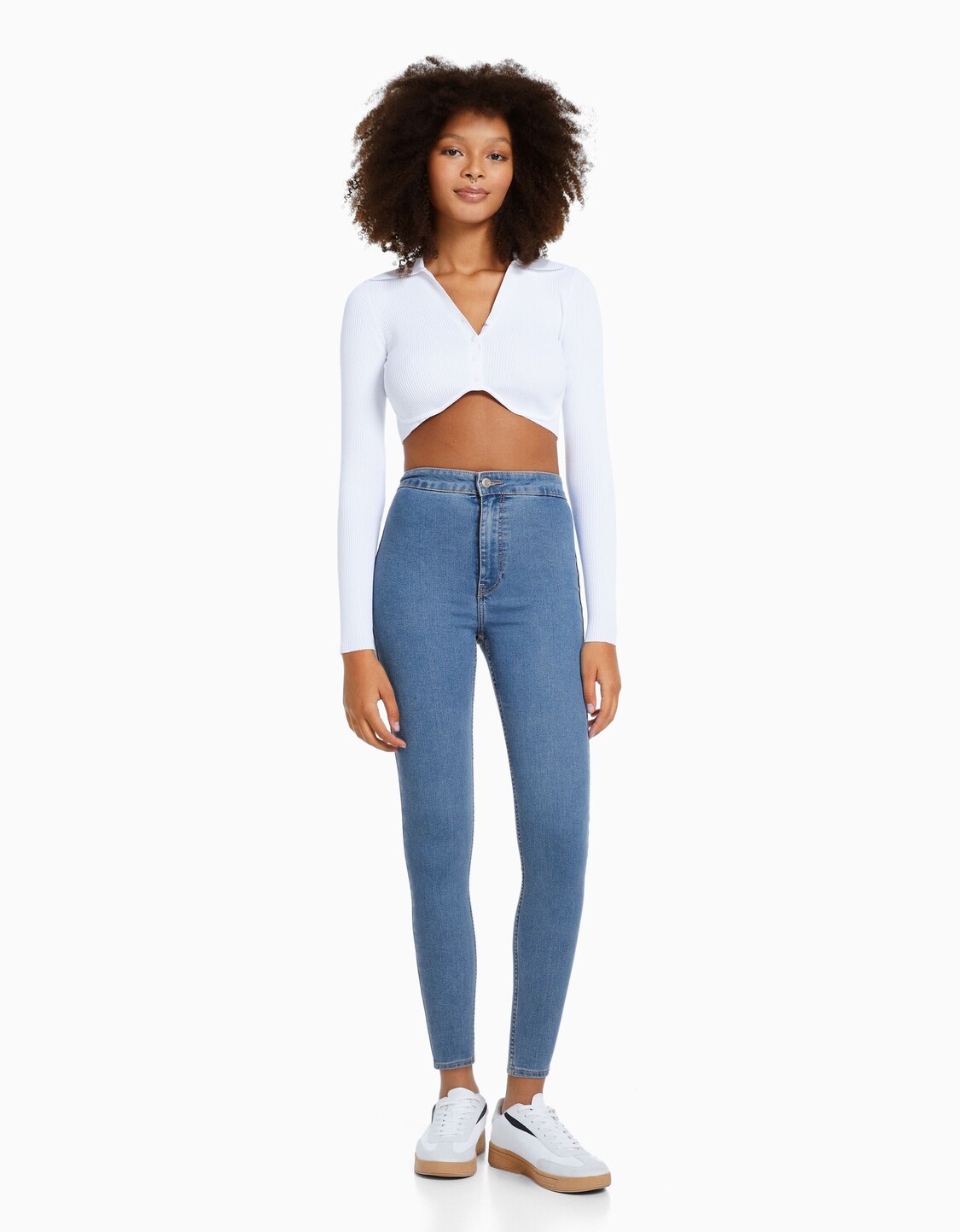 Jeans jeggings super waist - Jeans - Mujer | Bershka