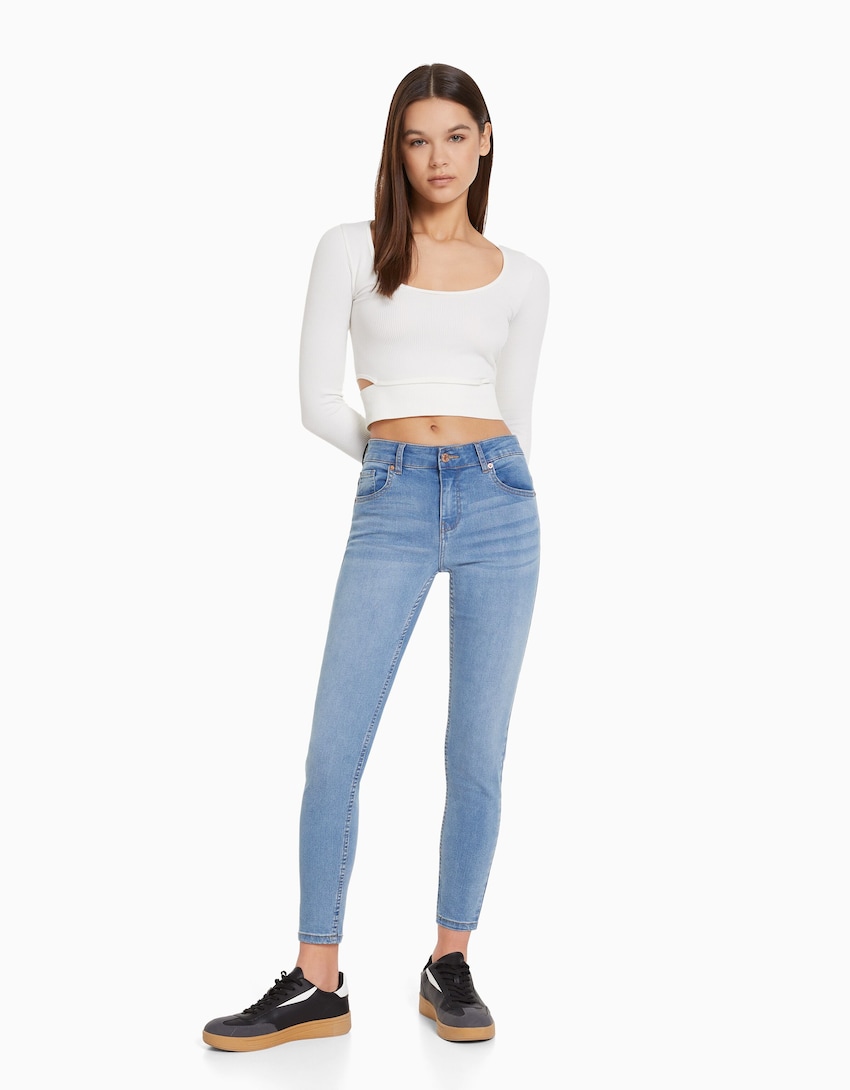 Jeans skinny push up - Mujer | Bershka