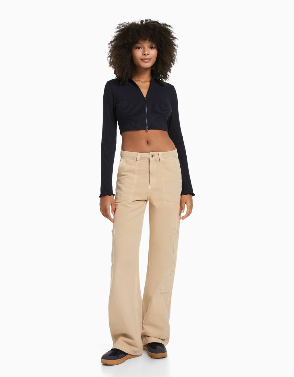 Relaxed-fit canvas carpenter pants