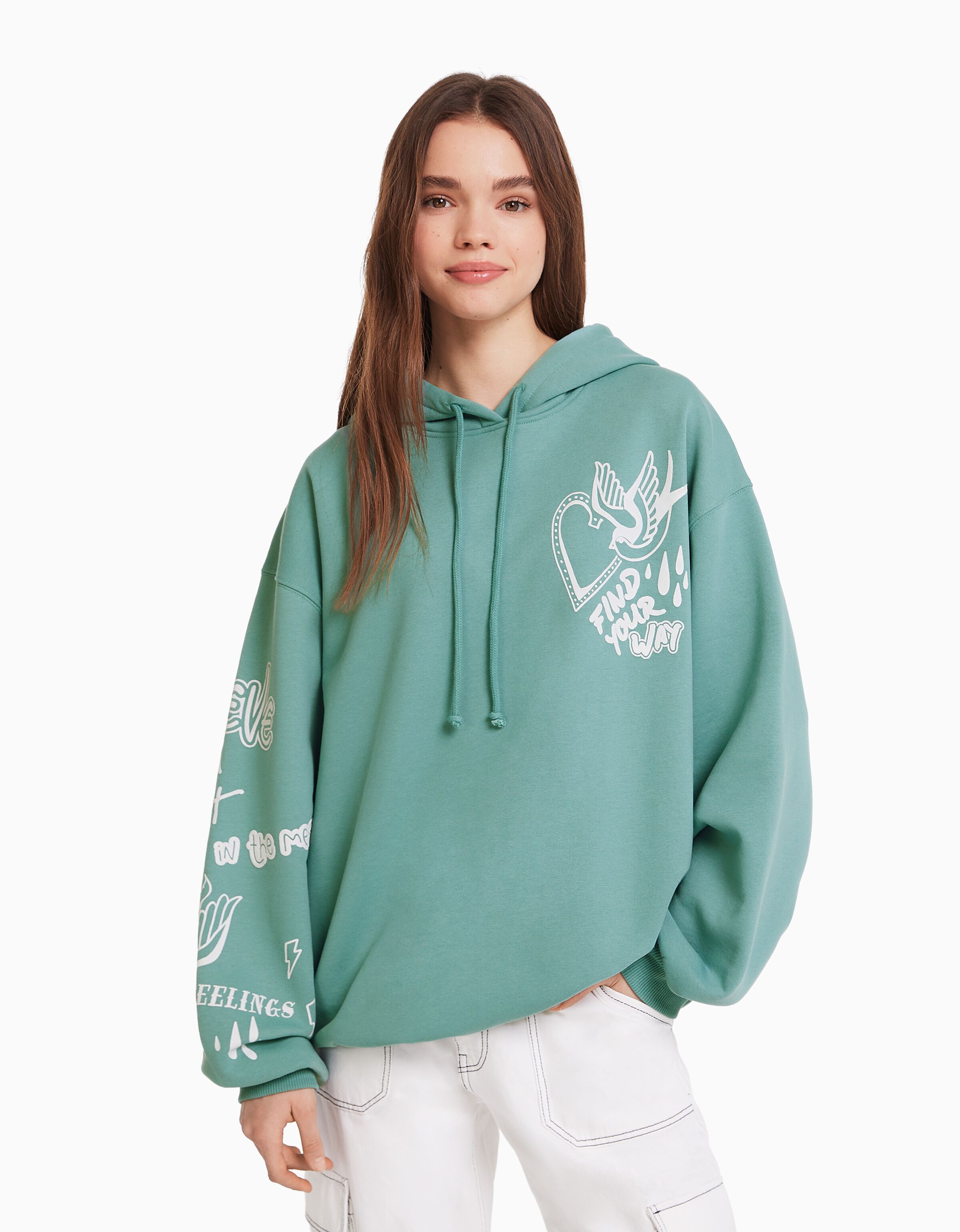 Sudaderas conCapucha para Mujer | Nueva Colección Bershka México