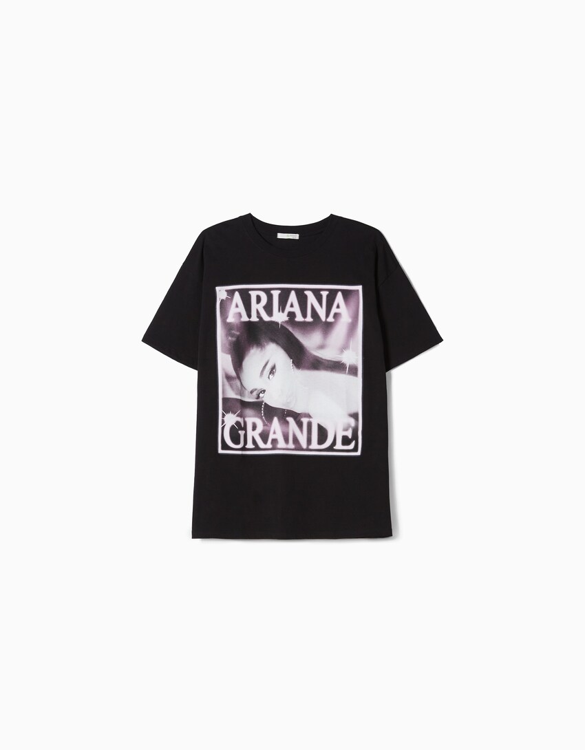 Ariana Grande print short sleeve T-shirt - Woman | Bershka