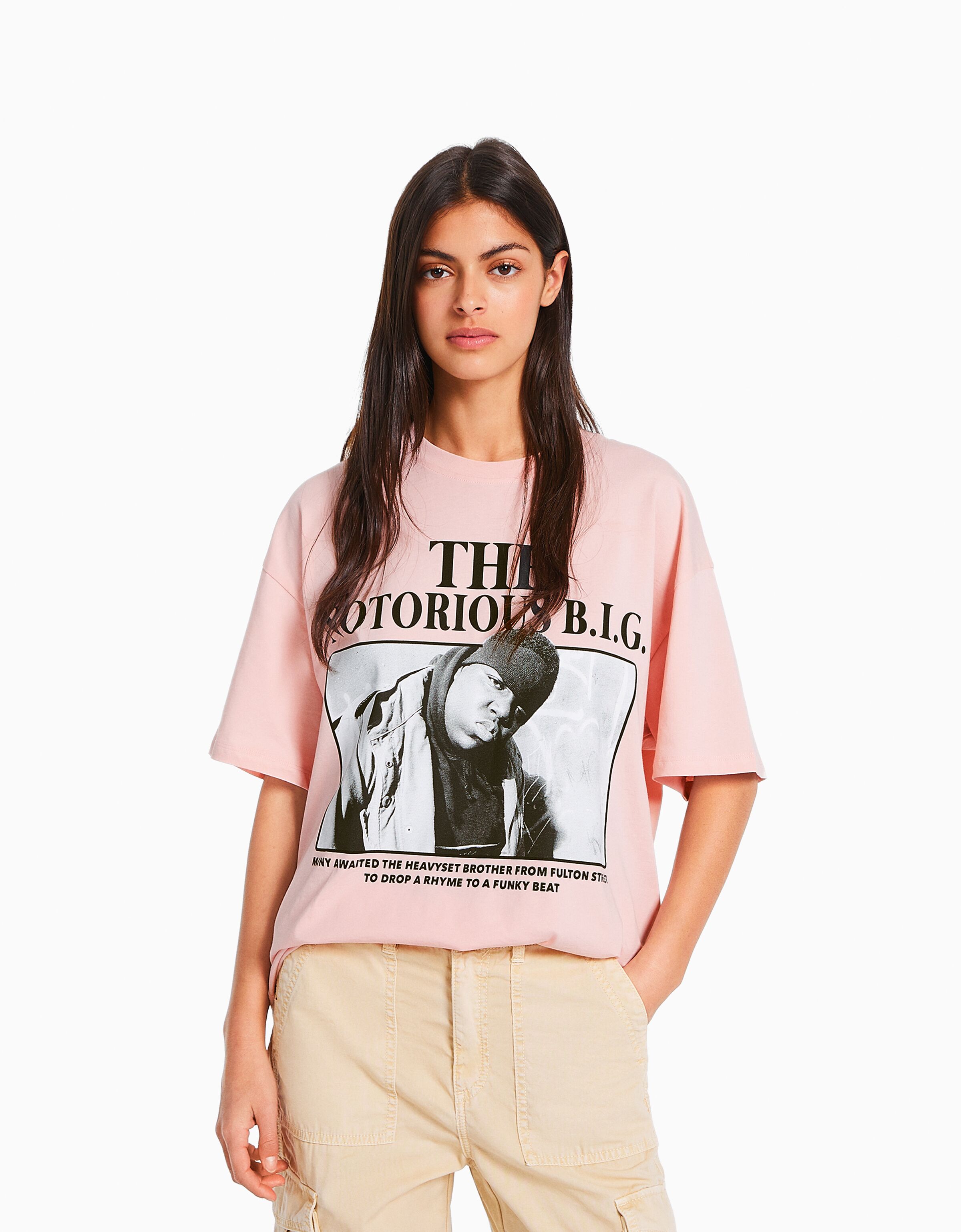 The Notorious B.I.G. Print Short Sleeve T-shirt - BSK Teen | Bershka