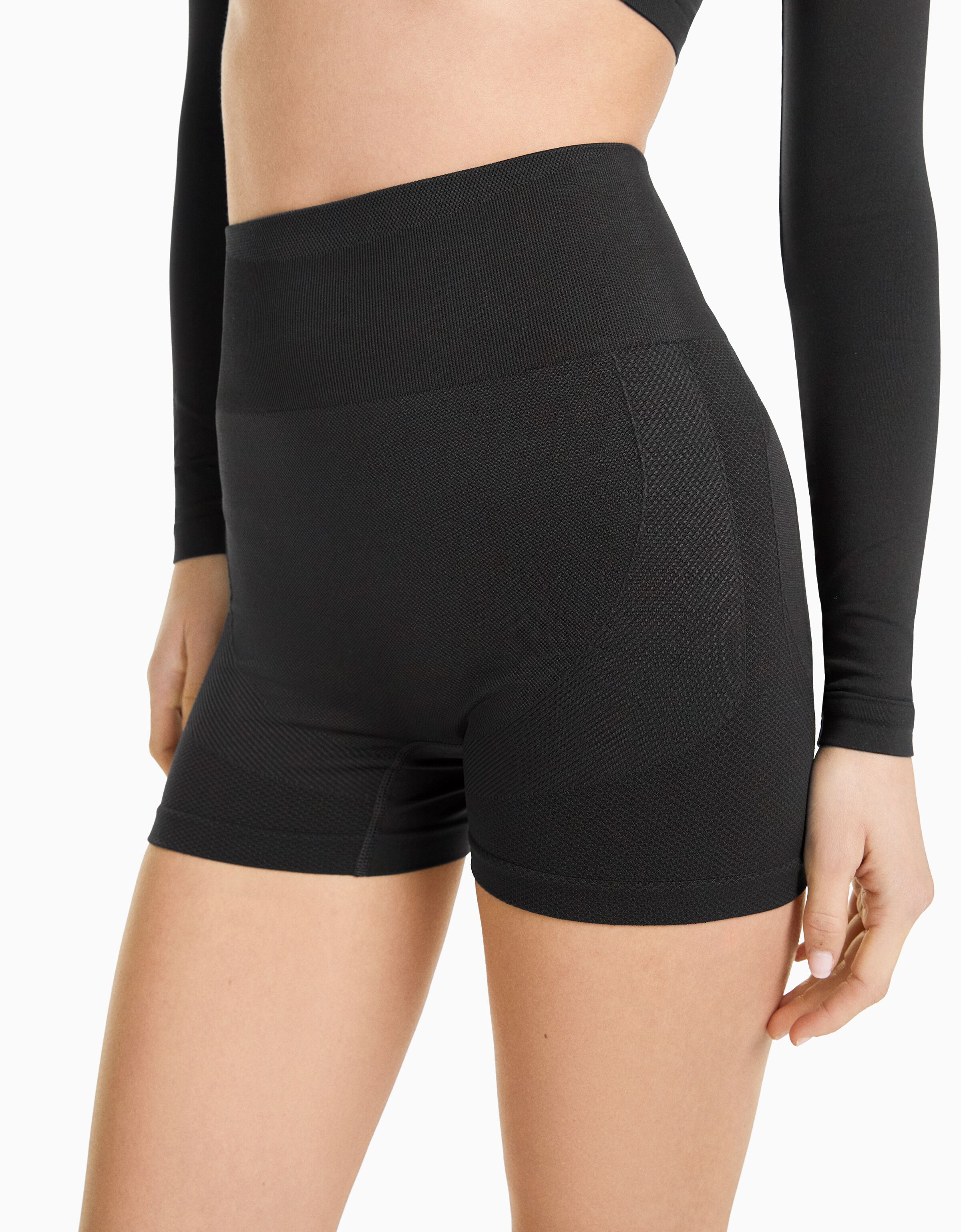 Leggings Ciclista Seamless Push Up - Mujer | Bershka