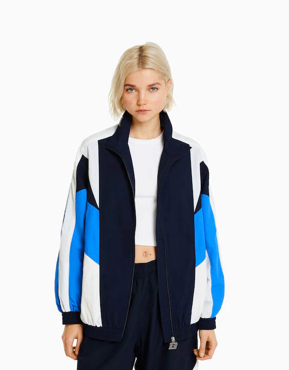 Oversize jakke nylon med - Jakker - | Bershka