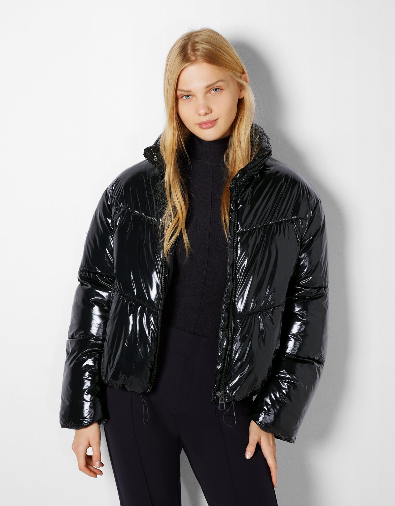 puffer coat vinyl