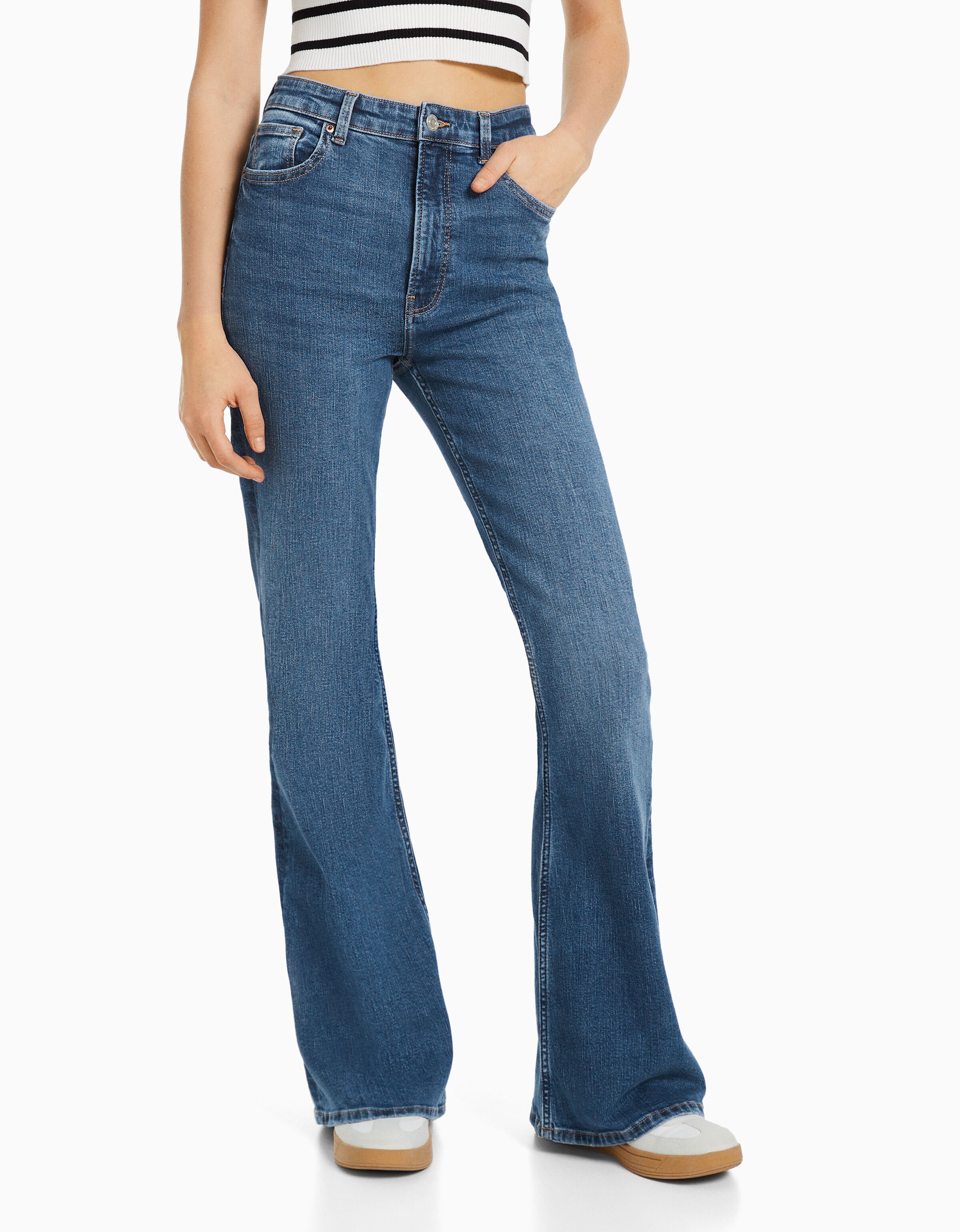 bershka flare jeans