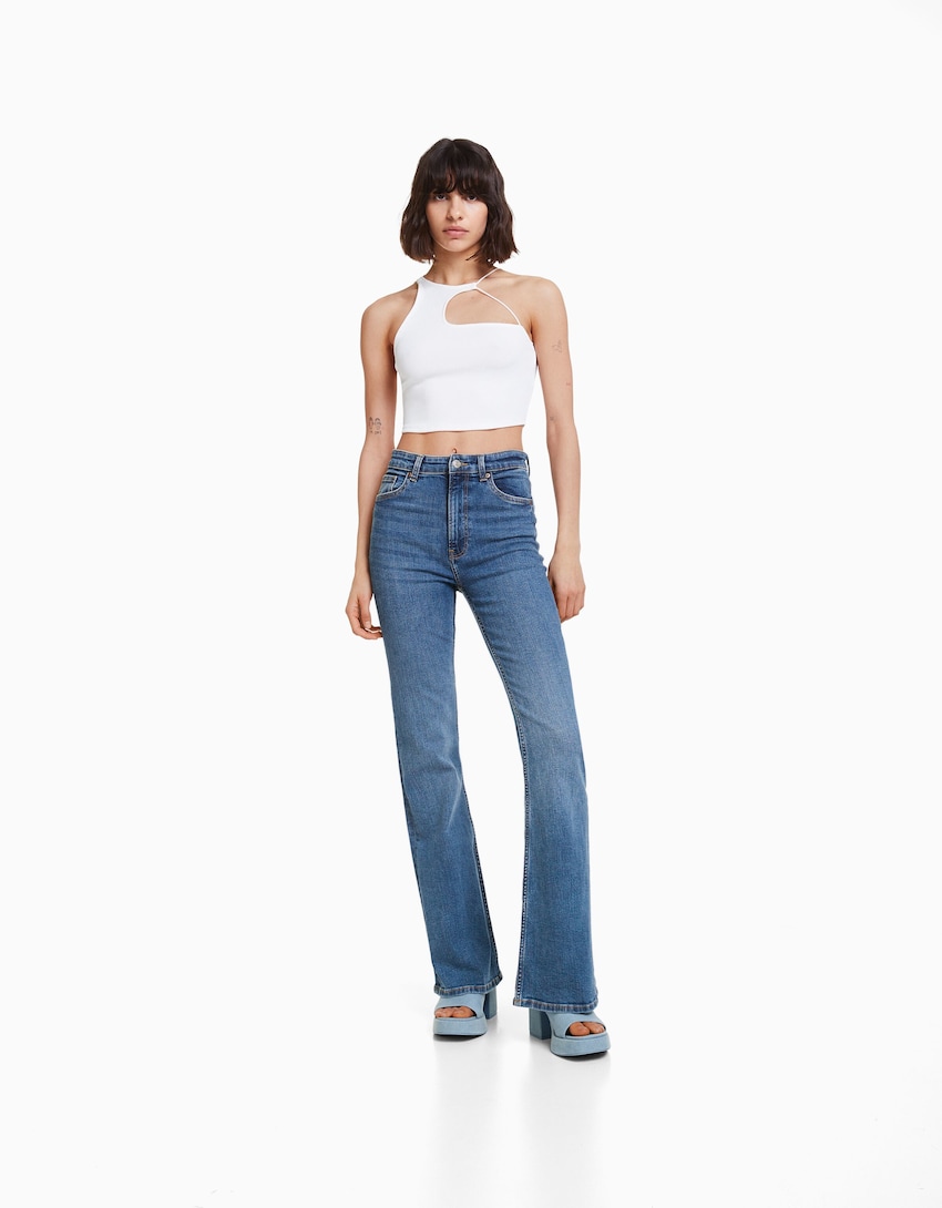 Rubriek Madison Feest Flared jeans - Woman | Bershka