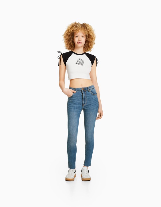 Jeans skinny high waist - Jeans - Mujer |