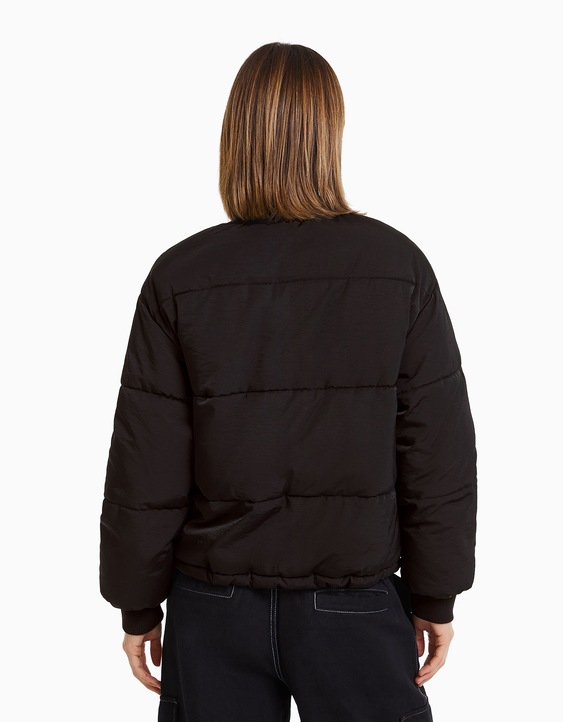 Quilted jacket - Jackets - Bershka