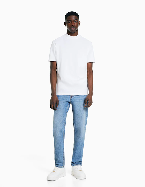 Onrustig Infrarood fluctueren Straight fit vintage jeans - Jeans - Man | Bershka