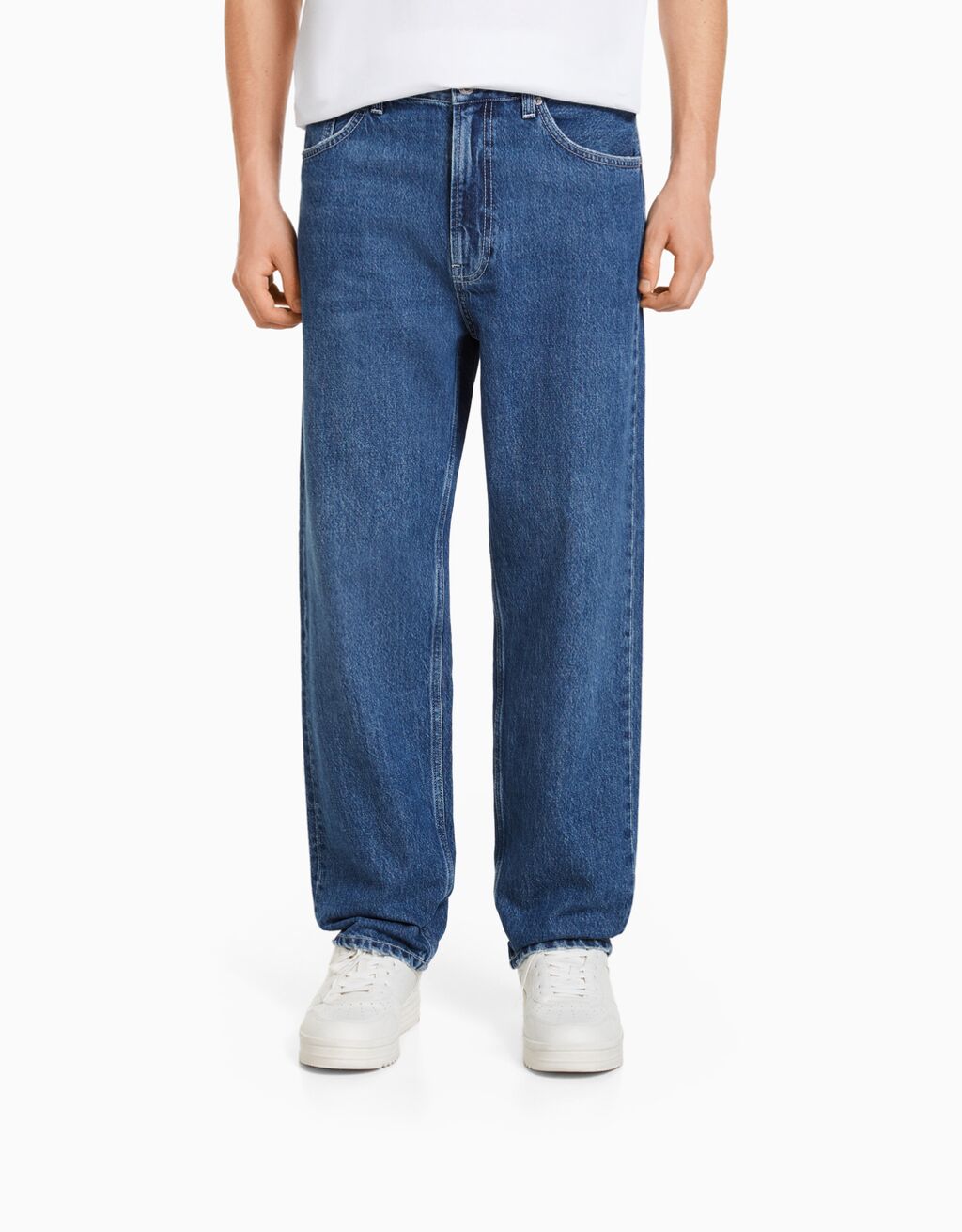 Wide-leg ’90s jeans - Man | Bershka