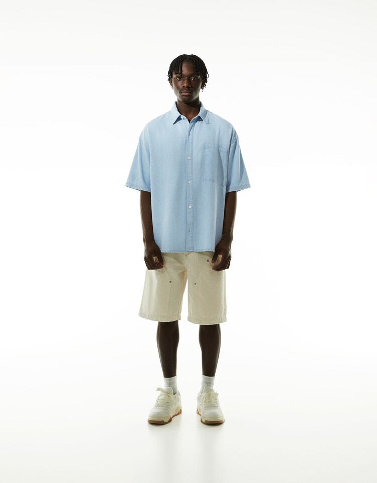 Camisa manga corta oversize