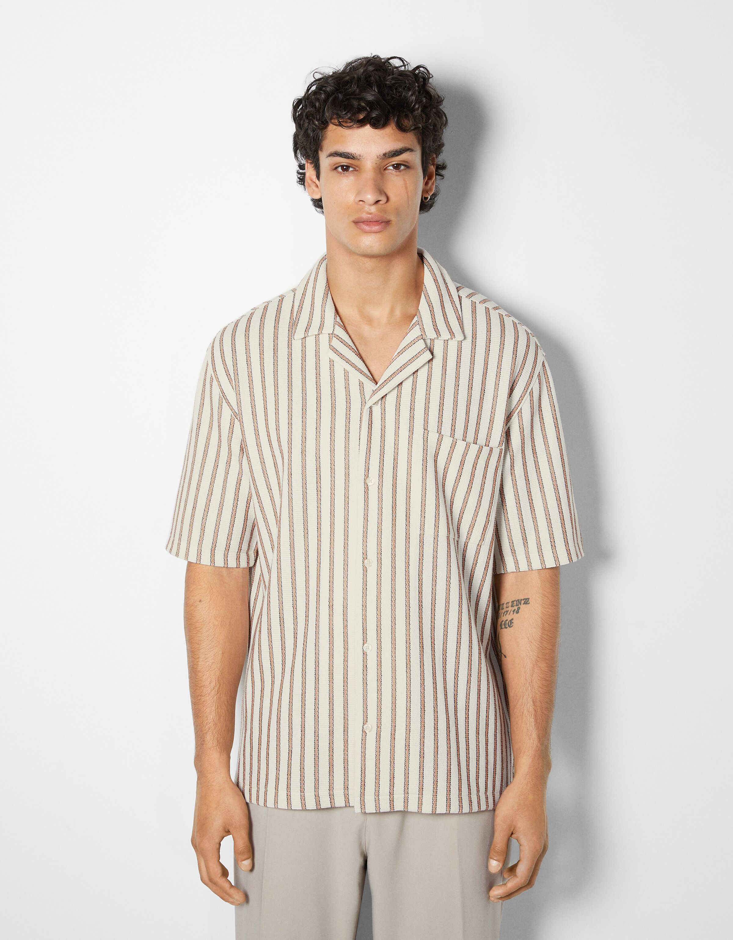 needles striped tee