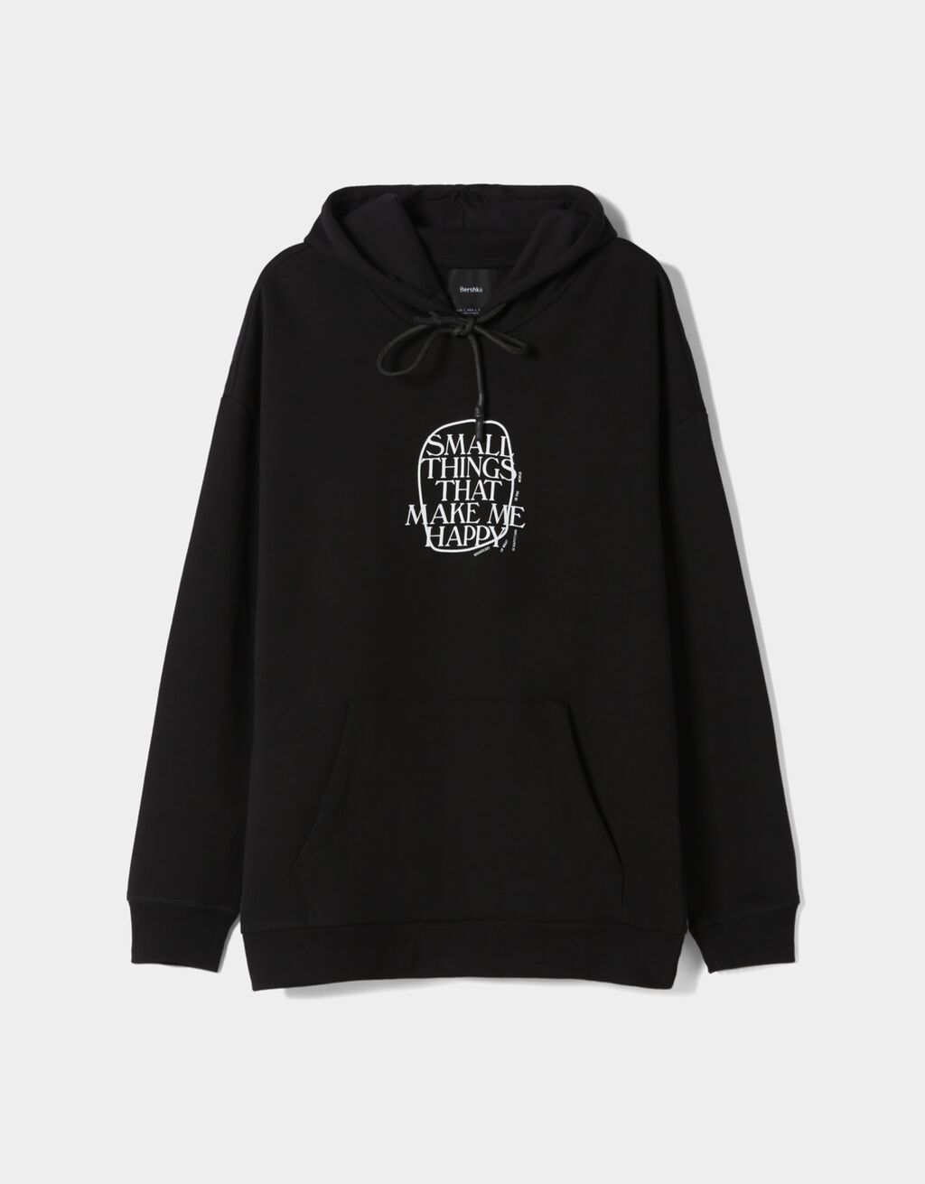 Easy fit print hoodie