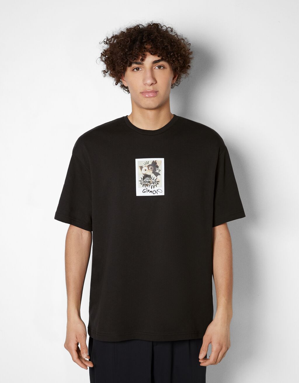 T-shirt manches courtes boxy imprimé Gremlins