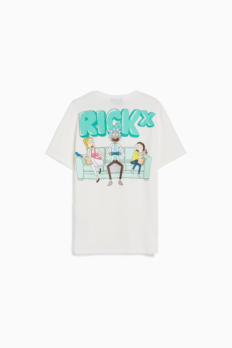 Camiseta Rick & Morty manga corta regular fit print