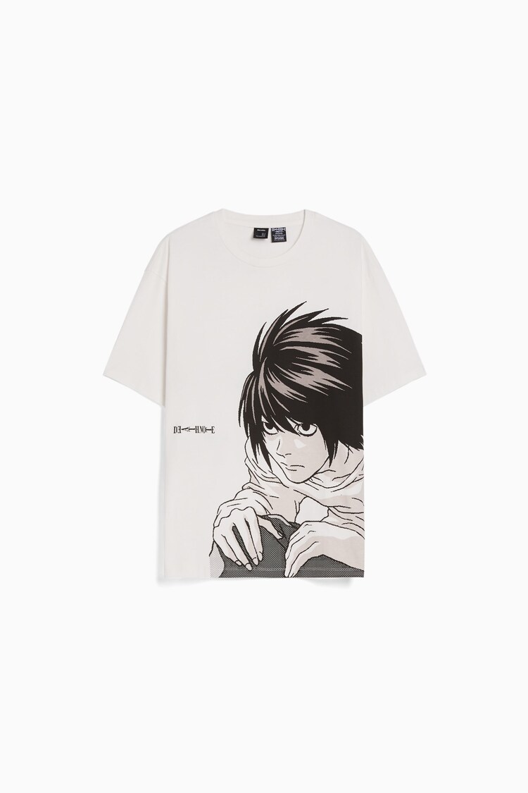 Camiseta Death Note manga corta oversize print