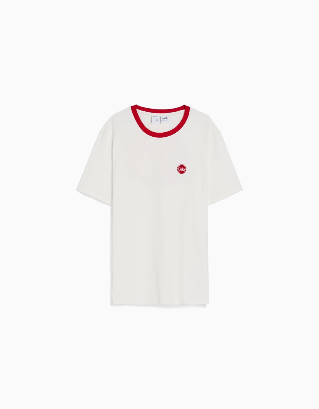 Camiseta corta regular fit bordado print Camisetas - Hombre | Bershka
