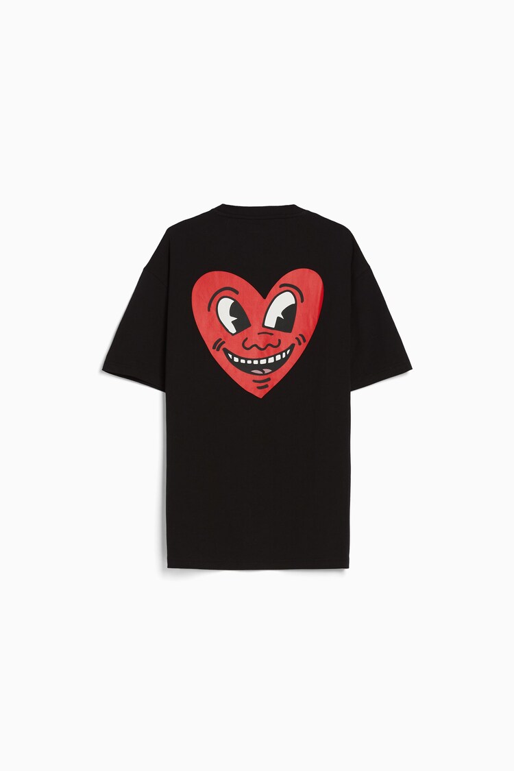 Camiseta Keith Haring manga corta boxy fit print