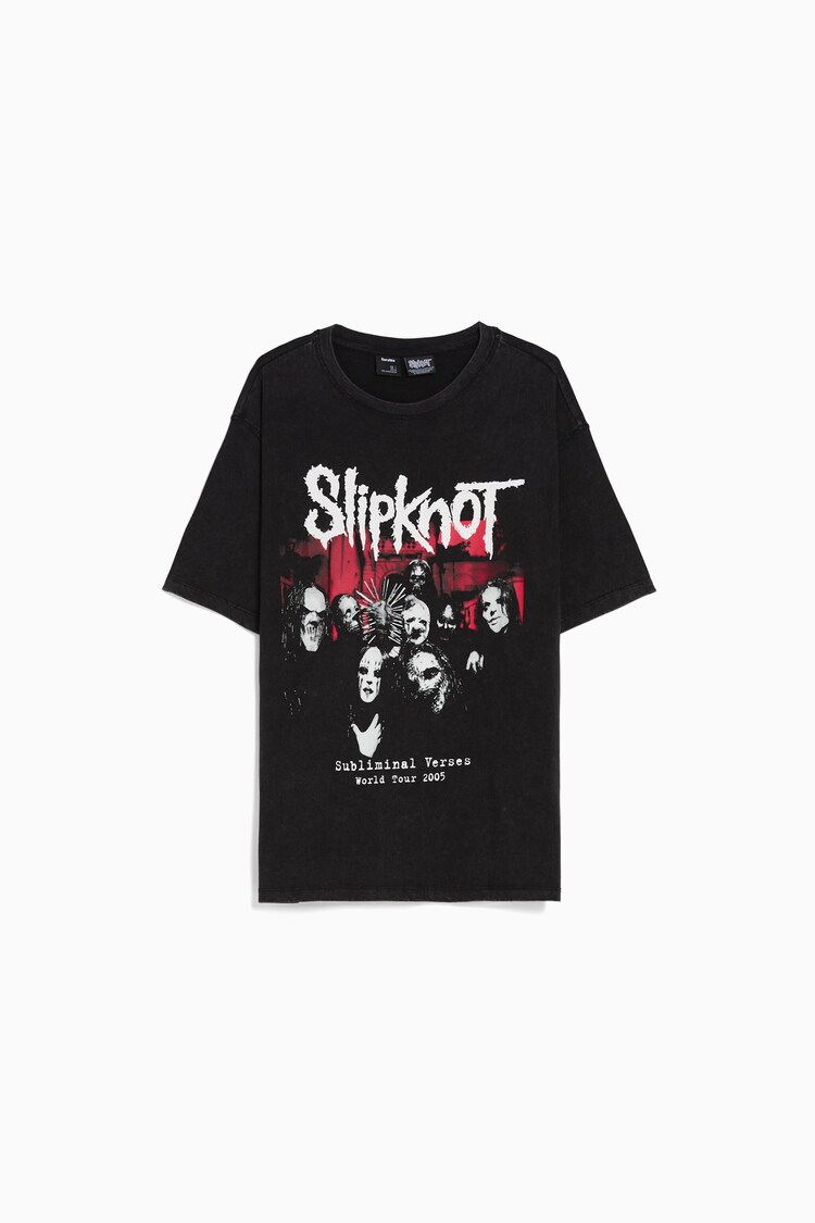 Camiseta manga corta boxy fit print Slipknot