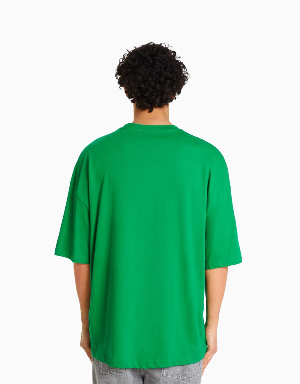 Oversized Short Sleeve T Shirt Man Bershka 