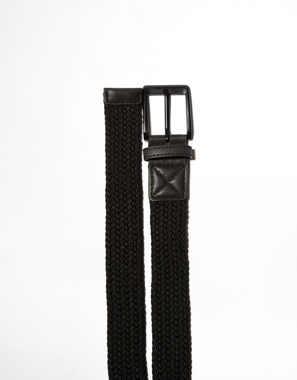 Braided faux leather belt - Women | Bershka