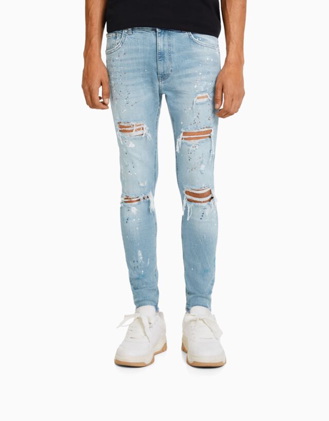 jeans skinny fit bershka