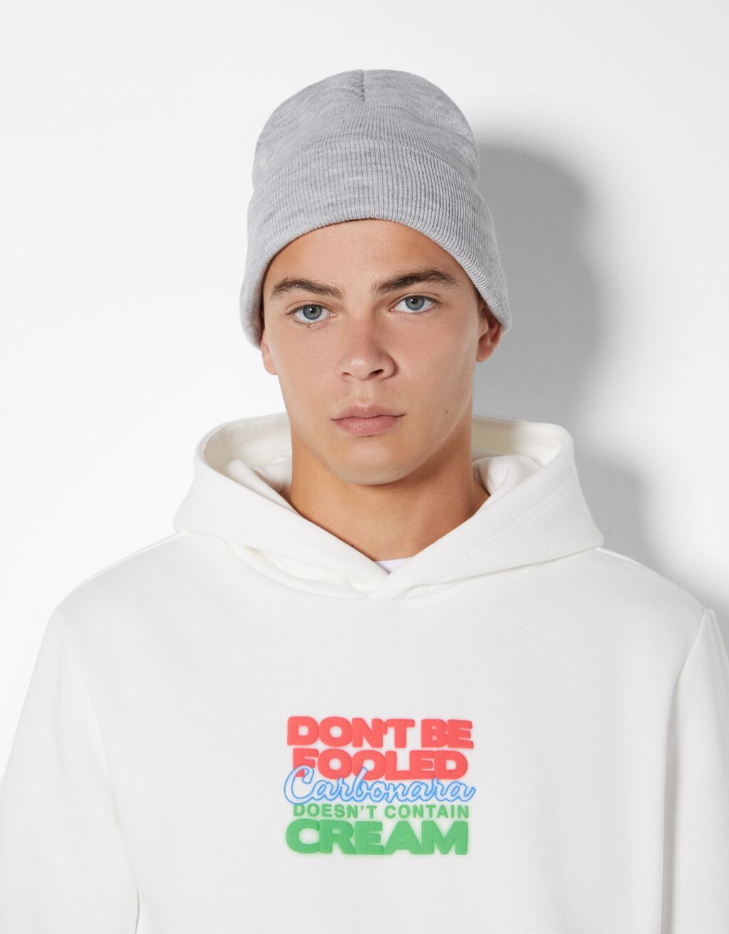 Basic beanie Man Bershka