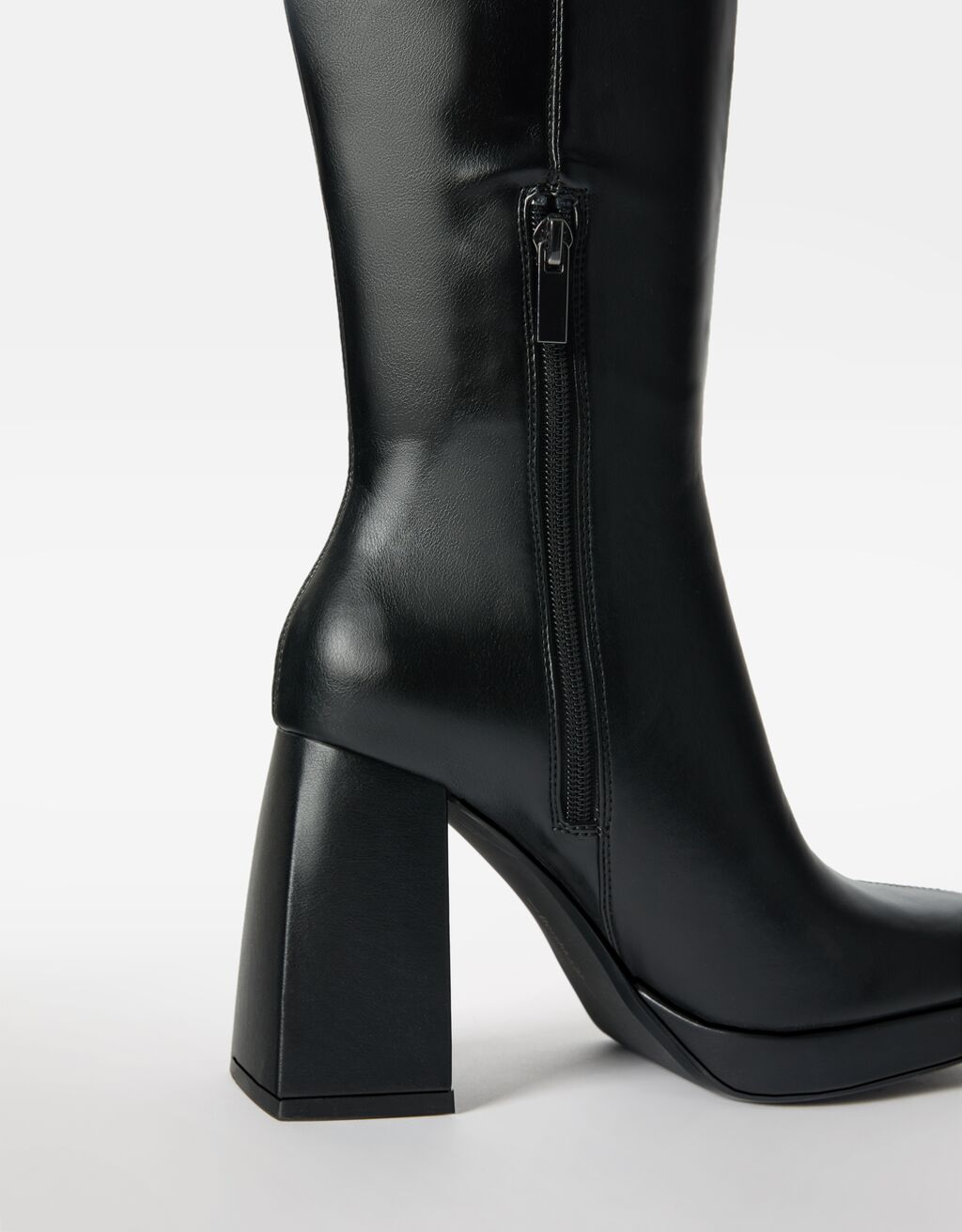 Highheel mini platform boots Woman Bershka