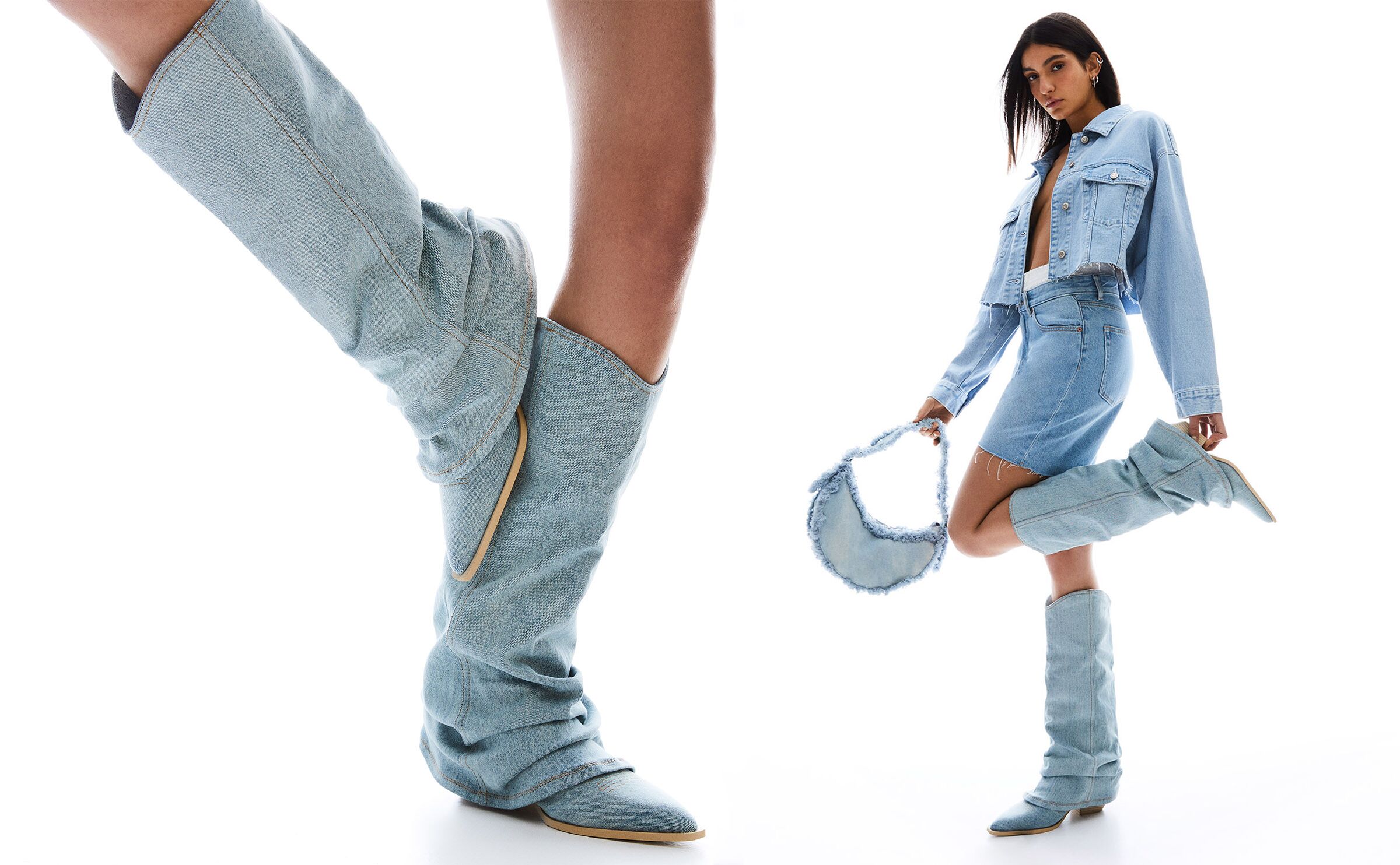 Laarzen en Enkellaarzen voor Dames | Nieuwe Collectie | Bershka