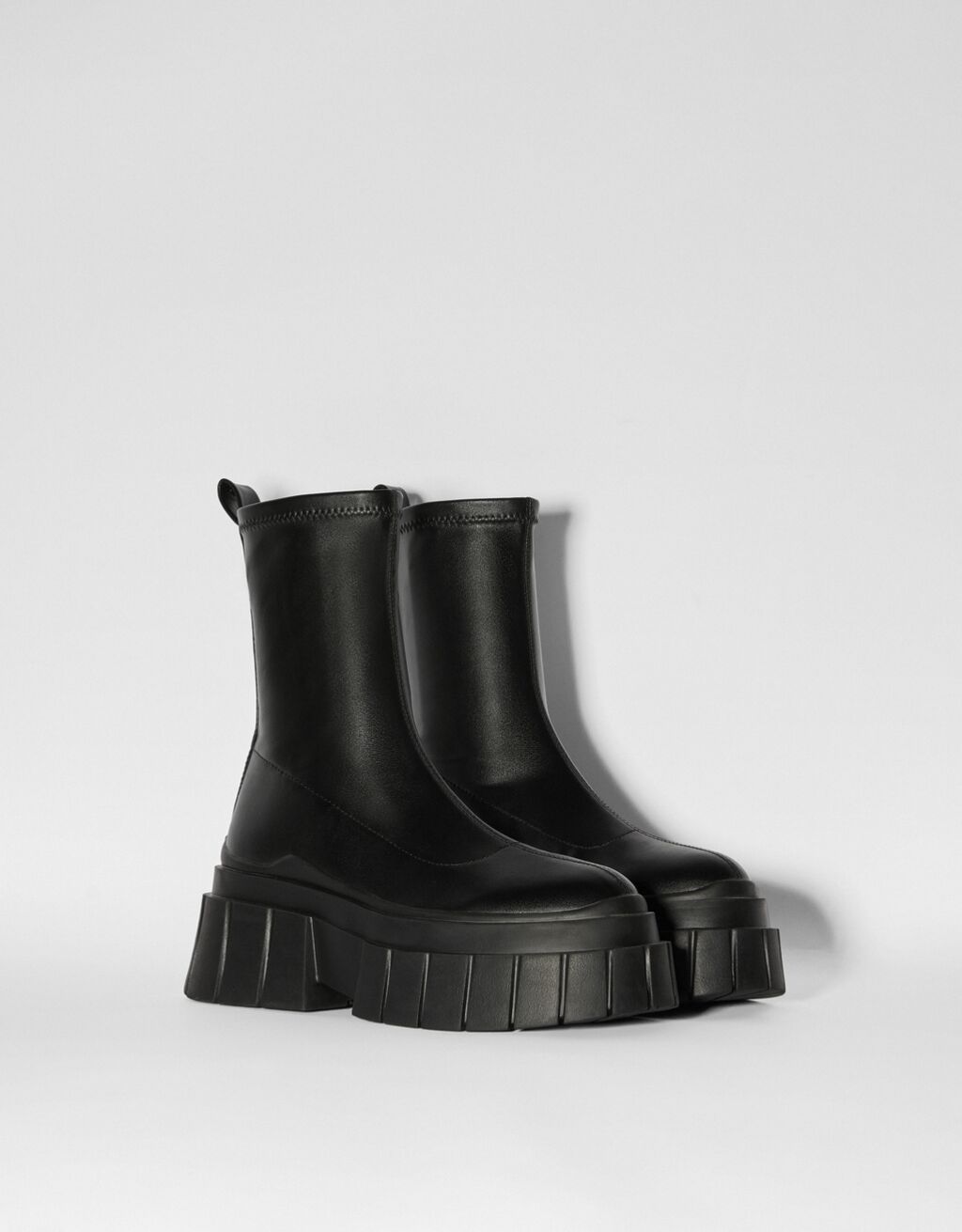 bershka stretch ankle boot