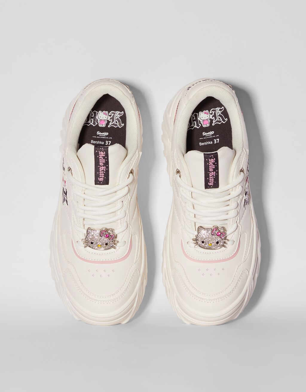 hello kitty platforms bershka