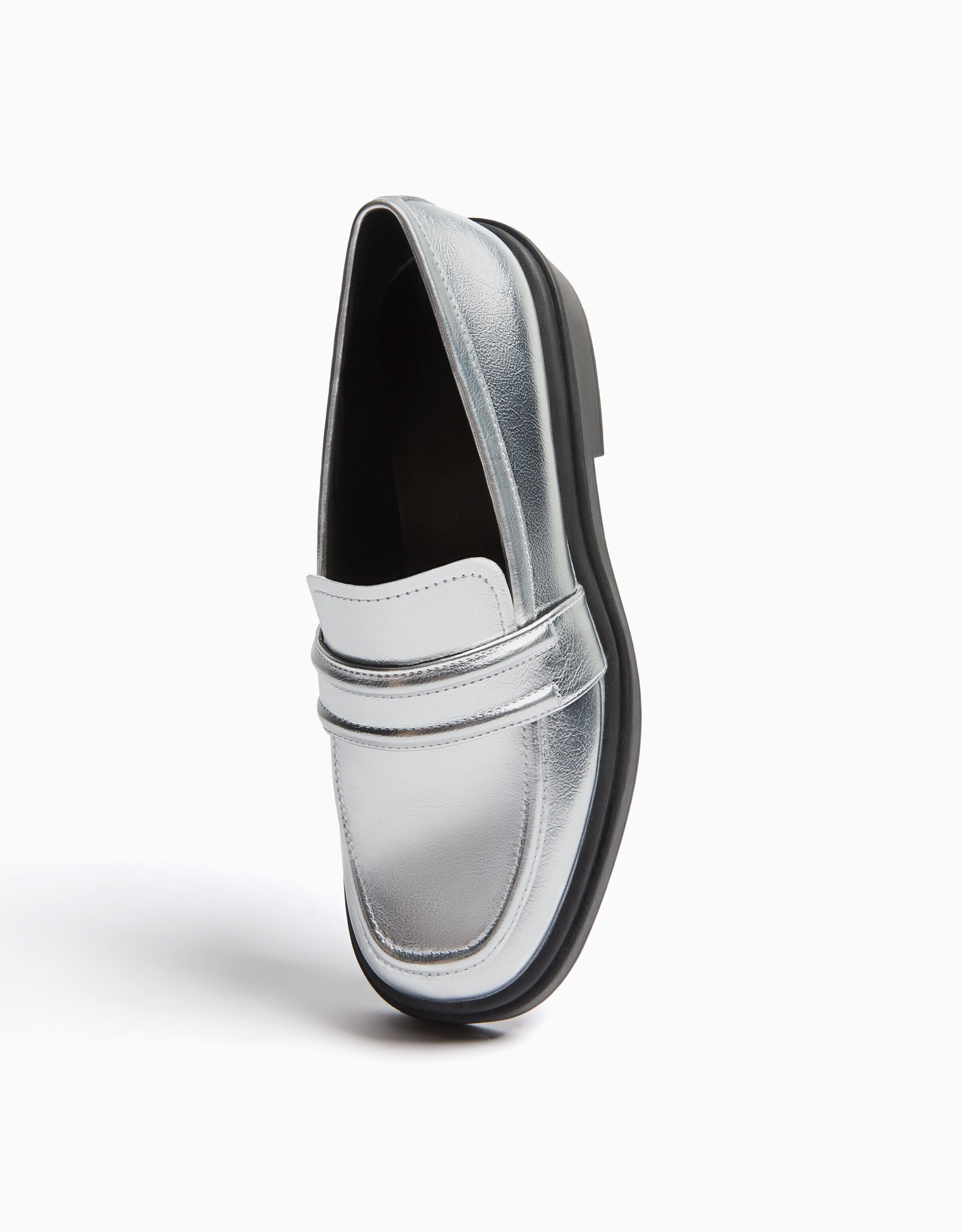 Metallic loafer - Schoenen - Dames | Bershka