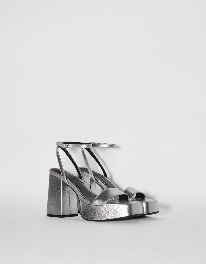 Metallic platform sandals - View all - Women |